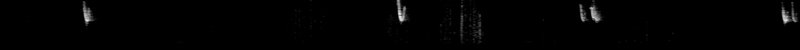 Spectrogram of a American Tree Sparrow call: time runs left to right and pitch rises upward
