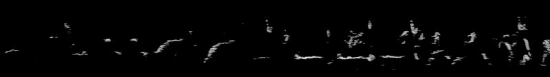 Spectrogram of a American Tree Sparrow call, song: time runs left to right and pitch rises upward