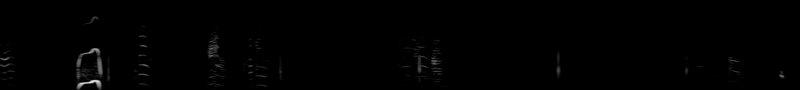 Spectrogram of a Canada Goose call: time runs left to right and pitch rises upward