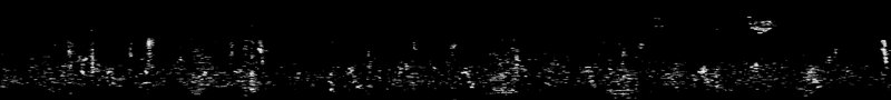 Spectrogram of a Double-crested Cormorant call: time runs left to right and pitch rises upward