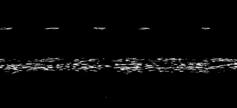 Spectrogram of a Green Heron flight call, nocturnal flight call: time runs left to right and pitch rises upward