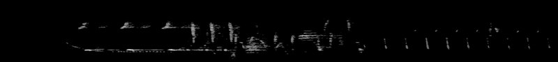 Spectrogram of a Hooded Merganser alarm call: time runs left to right and pitch rises upward