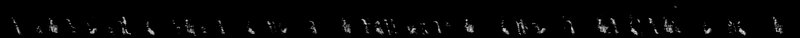 Spectrogram of a House Sparrow call: time runs left to right and pitch rises upward
