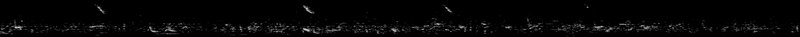 Spectrogram of a Northern Pintail call, song: time runs left to right and pitch rises upward