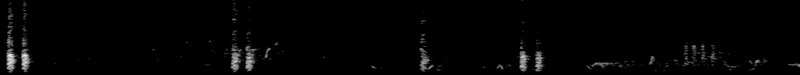 Spectrogram of a Orchard Oriole call: time runs left to right and pitch rises upward