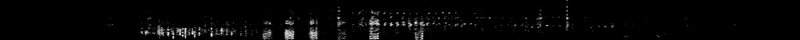 Spectrogram of a Red-breasted Merganser call, flight call, nocturnal flight call, Wingbeats: time runs left to right and pitch rises upward