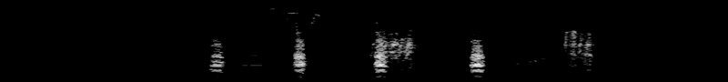 Spectrogram of a Red-breasted Nuthatch call, song: time runs left to right and pitch rises upward