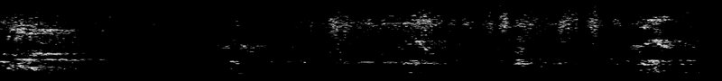 Spectrogram of a White Ibis call: time runs left to right and pitch rises upward